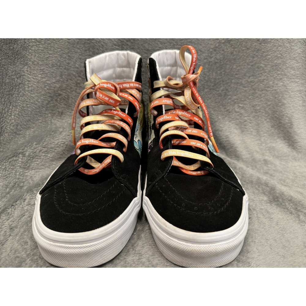 Vans Sk8-Hi Shoes Womens 11 Multicolor Together Collaboration‎ High Top Art - Picture 13 of 16